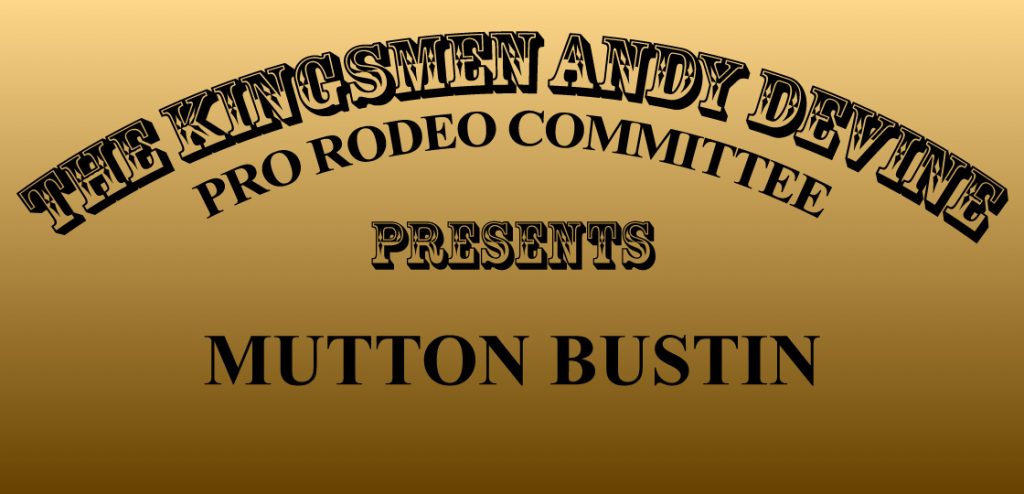 PRCA Mutton Bustin Event